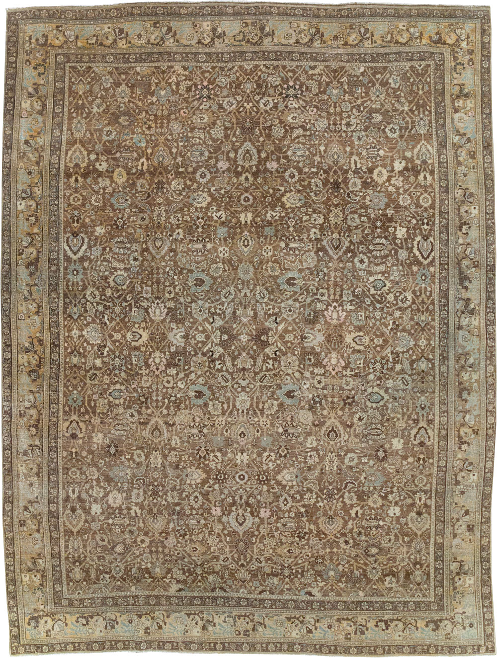 Antique Persian Bidjar Room Size Carpet, No.31740 - Gsblank