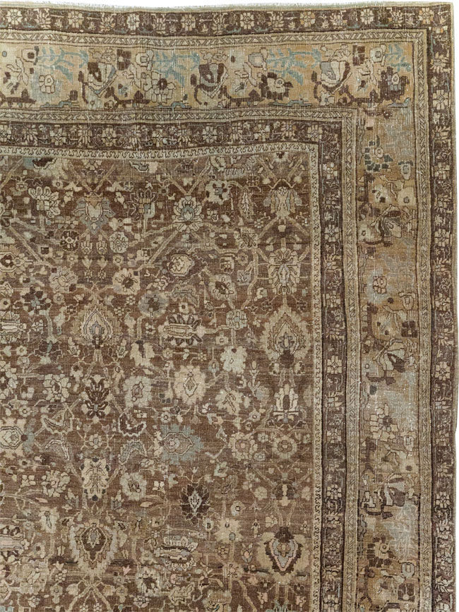 Antique Persian Bidjar Room Size Carpet, No.31740 - Gsblank