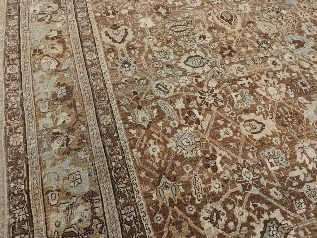 Antique Persian Bidjar Room Size Carpet, No.31740 - Gsblank