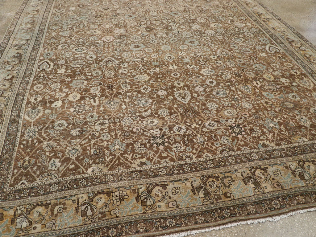 Antique Persian Bidjar Room Size Carpet, No.31740 - Gsblank