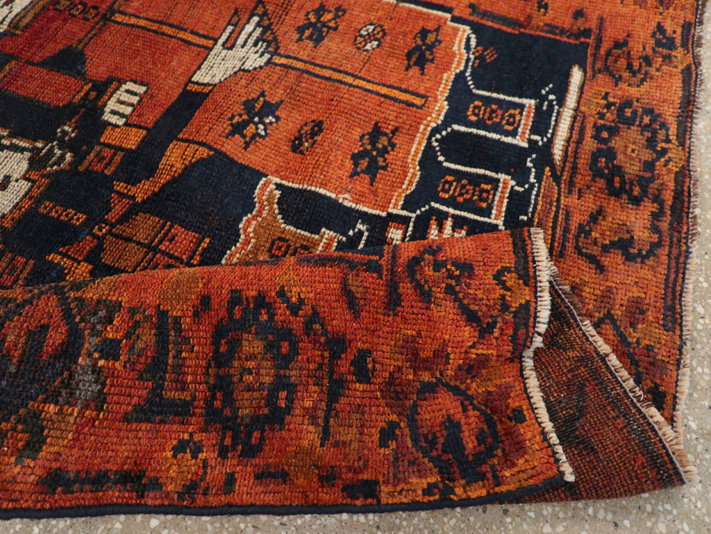 Vintage Persian Bakhtiari Rug, No.31753 - Gsblank