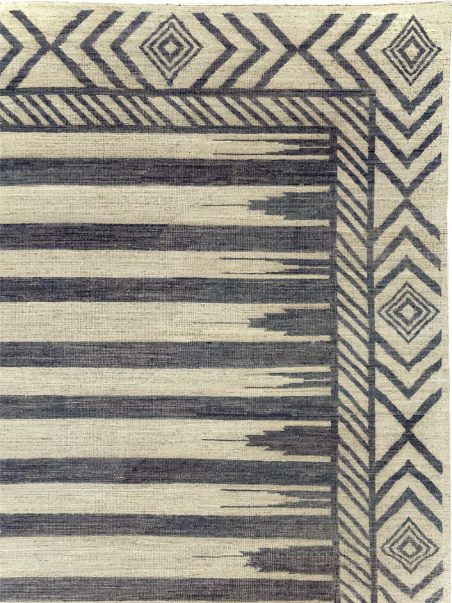 Modern East Turkestan Khotan Room Size Carpet, No.31758 - Gsblank