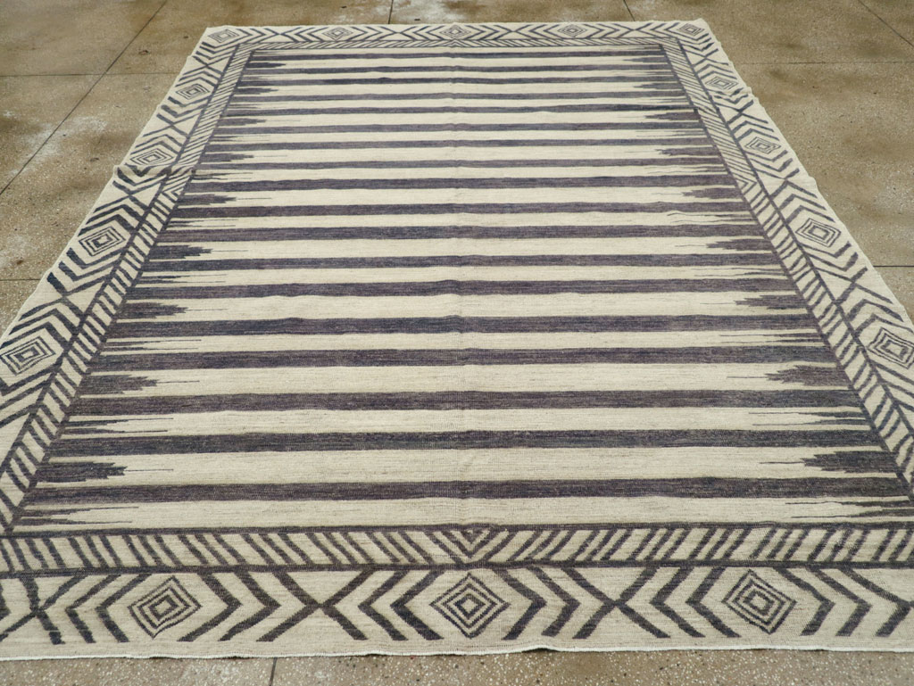 Modern East Turkestan Khotan Room Size Carpet, No.31758 - Gsblank