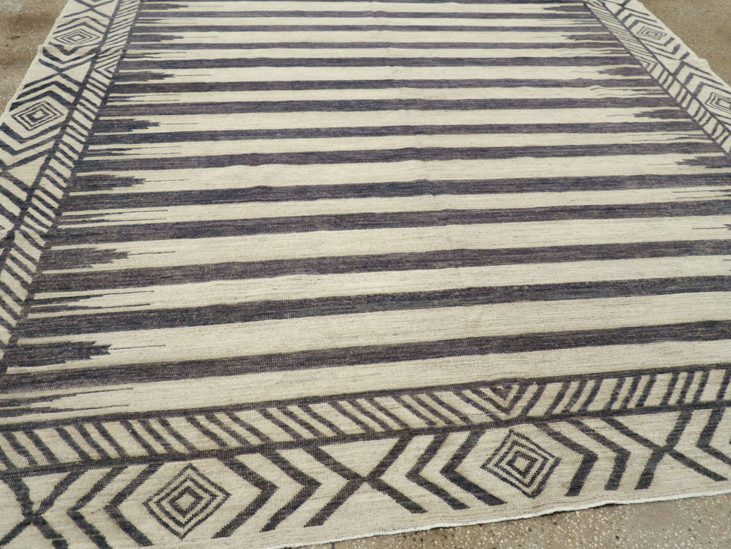 Modern East Turkestan Khotan Room Size Carpet, No.31758 - Gsblank