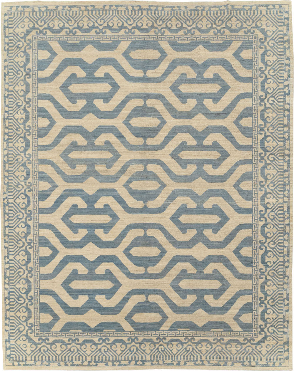 Modern East Turkestan Khotan Room Size Carpet, No.31759 - Gsblank