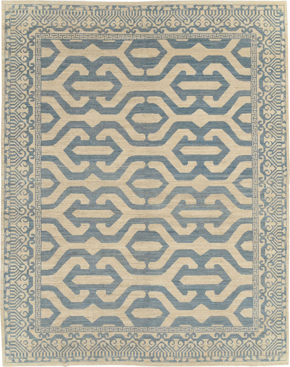 Modern East Turkestan Khotan Room Size Carpet, No.31759 - Gsblank