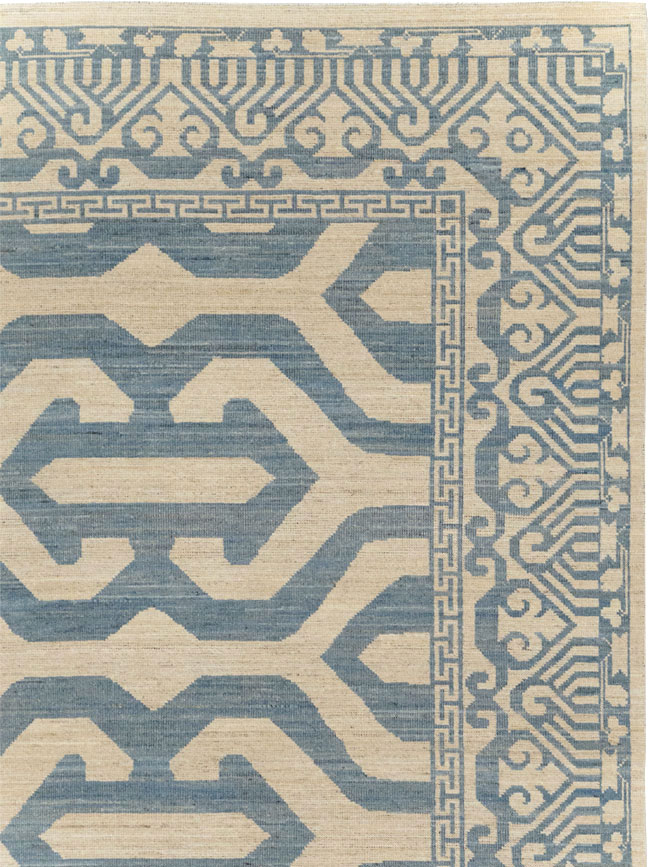 Modern East Turkestan Khotan Room Size Carpet, No.31759 - Gsblank