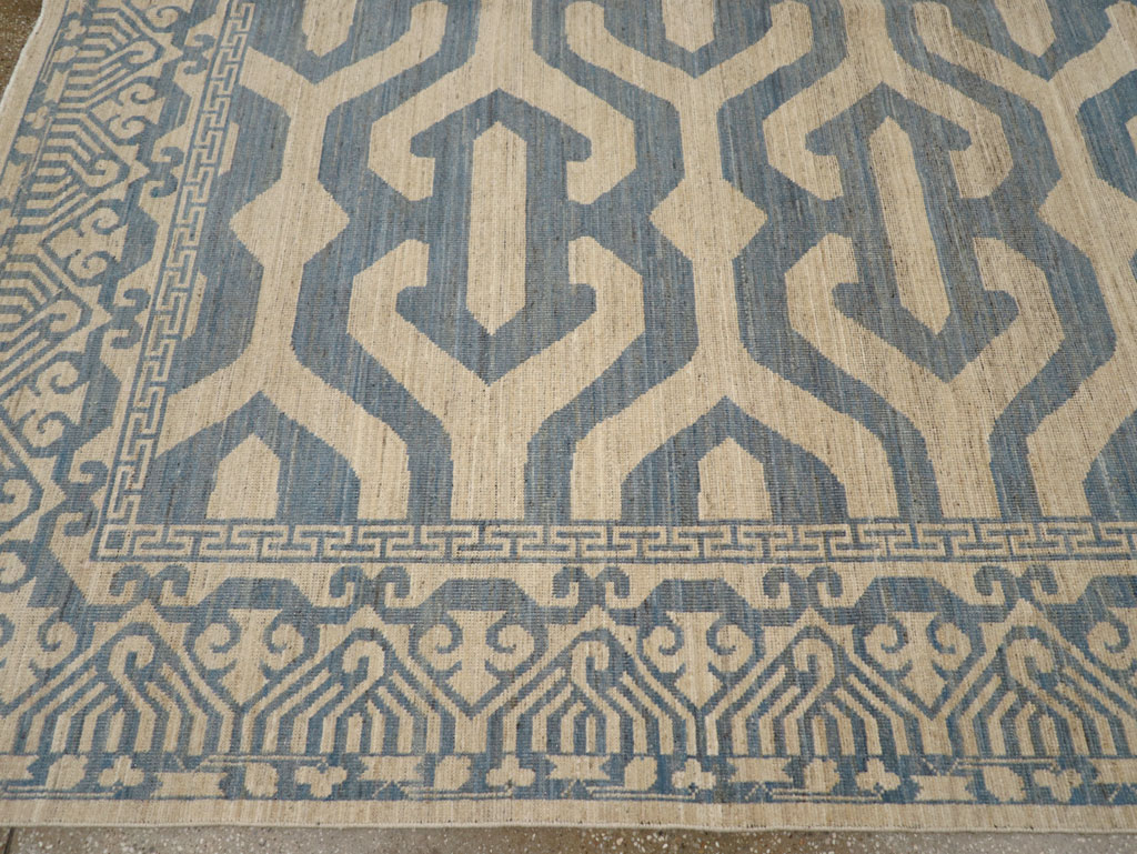 Modern East Turkestan Khotan Room Size Carpet, No.31759 - Gsblank