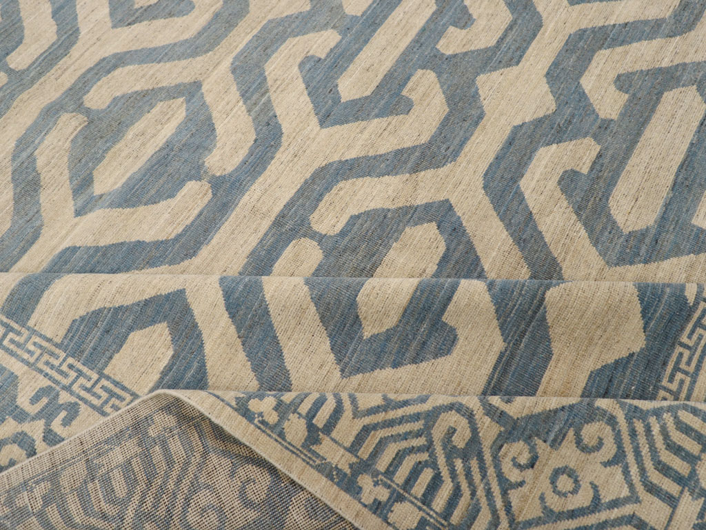 Modern East Turkestan Khotan Room Size Carpet, No.31759 - Gsblank