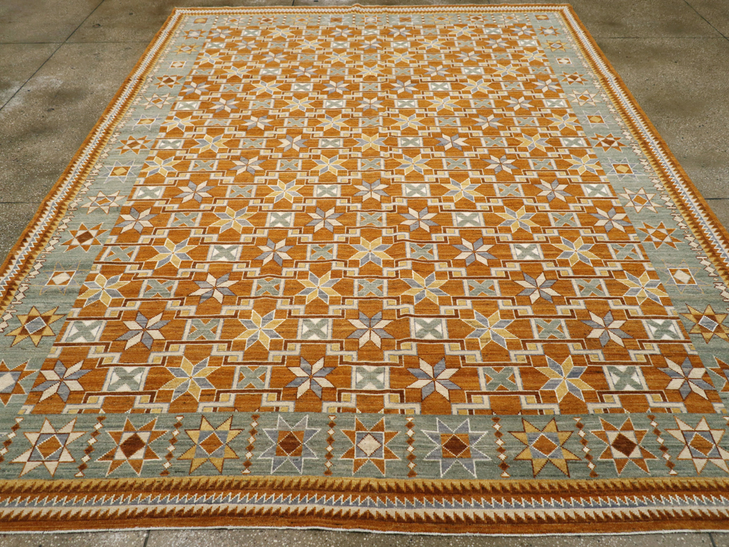 Modern East Turkestan Khotan Room Size Carpet, No.31760 - Gsblank
