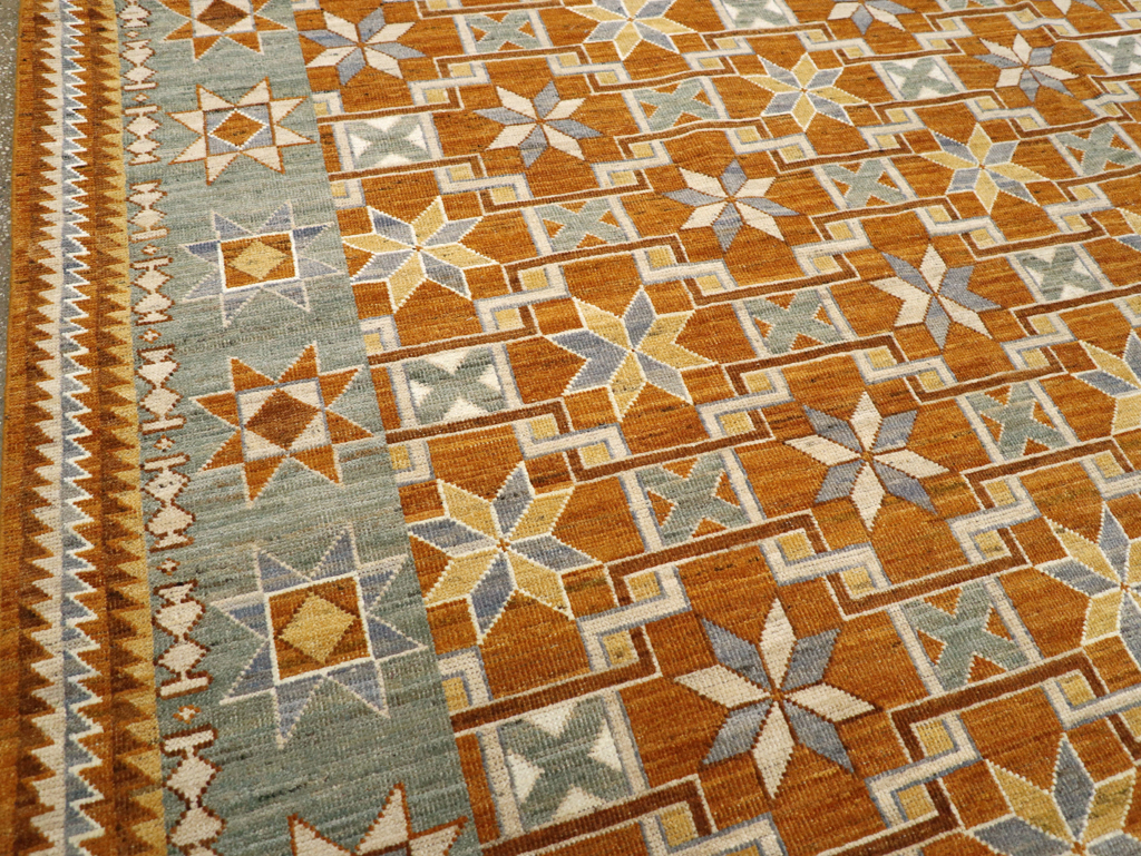 Modern East Turkestan Khotan Room Size Carpet, No.31760 - Gsblank