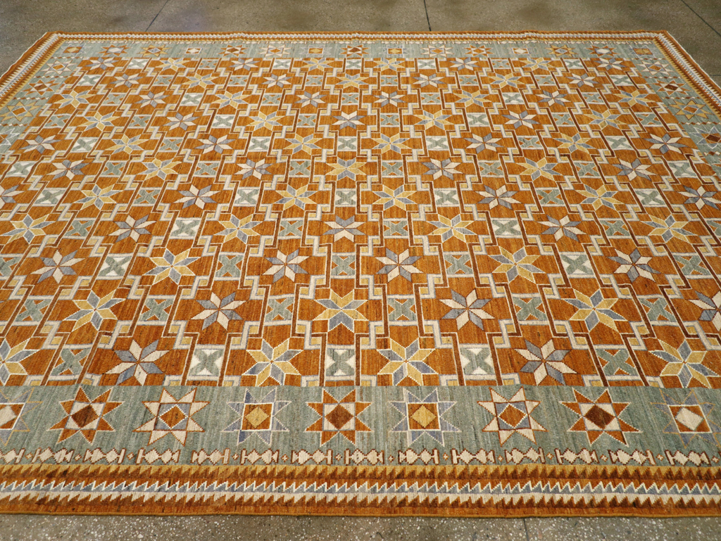 Modern East Turkestan Khotan Room Size Carpet, No.31760 - Gsblank