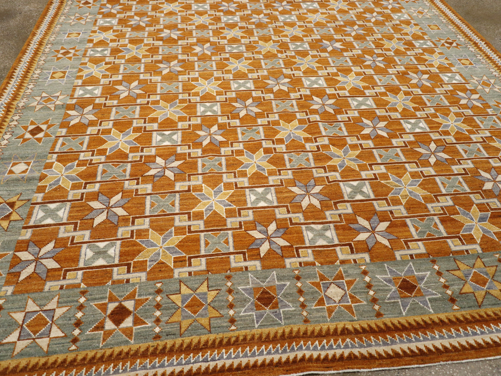 Modern East Turkestan Khotan Room Size Carpet, No.31760 - Gsblank