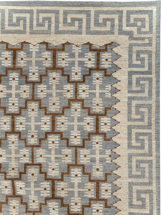 Modern East Turkestan Khotan Large Room Size Carpet, No.31764 - Gsblank