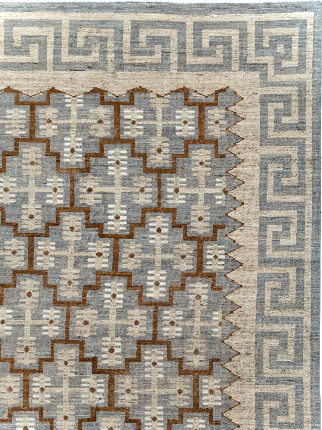 Modern East Turkestan Khotan Large Room Size Carpet, No.31764 - Gsblank