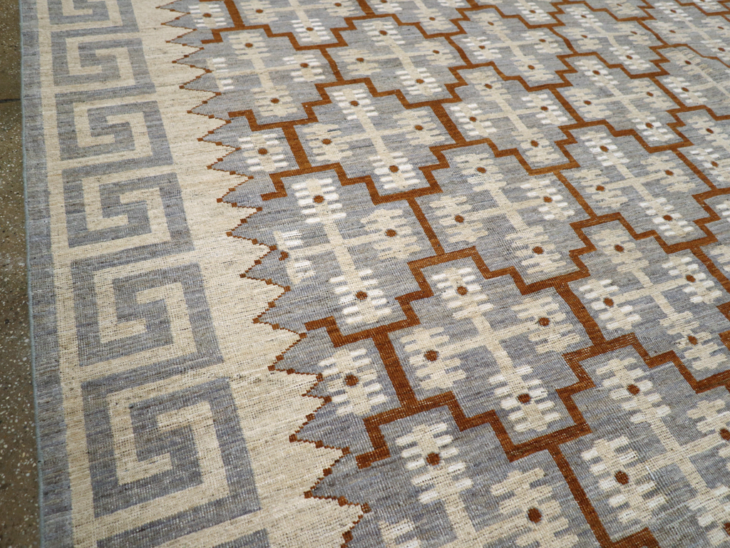 Modern East Turkestan Khotan Large Room Size Carpet, No.31764 - Gsblank