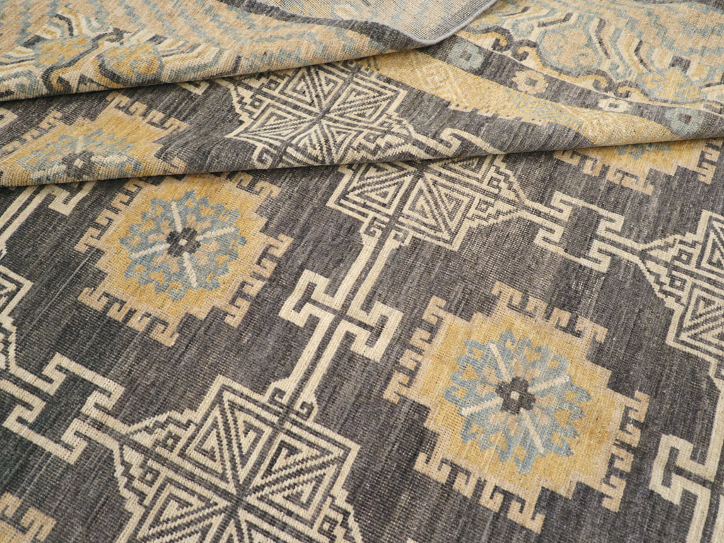 Modern East Turkestan Khotan Room Size Carpet, No.31767 - Gsblank