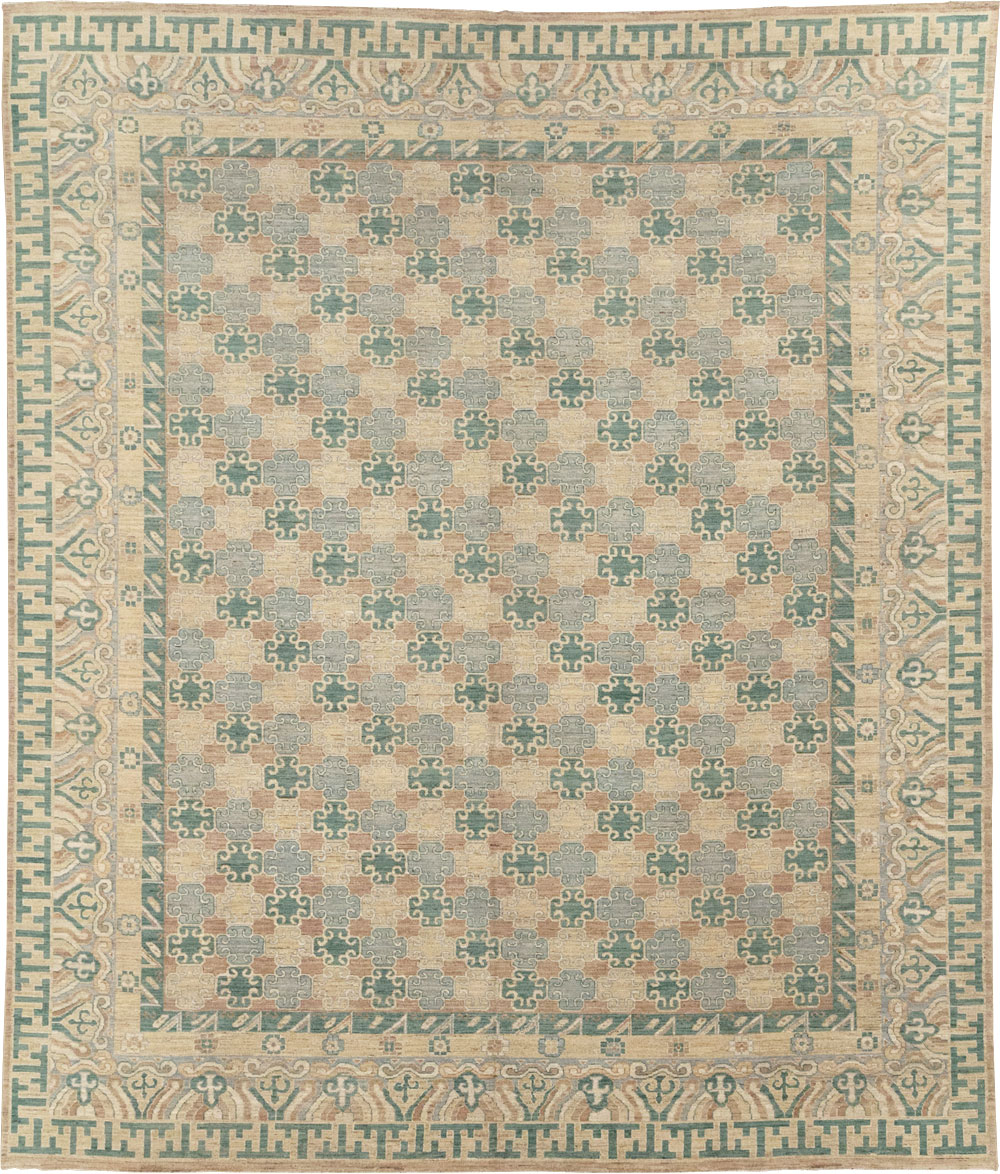 Modern East Turkestan Khotan Large Room Size Carpet, No.31769 - Gsblank