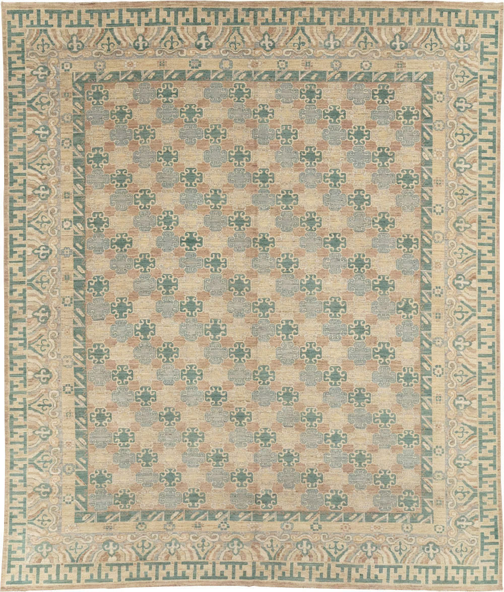 Modern East Turkestan Khotan Large Room Size Carpet, No.31769 - Gsblank