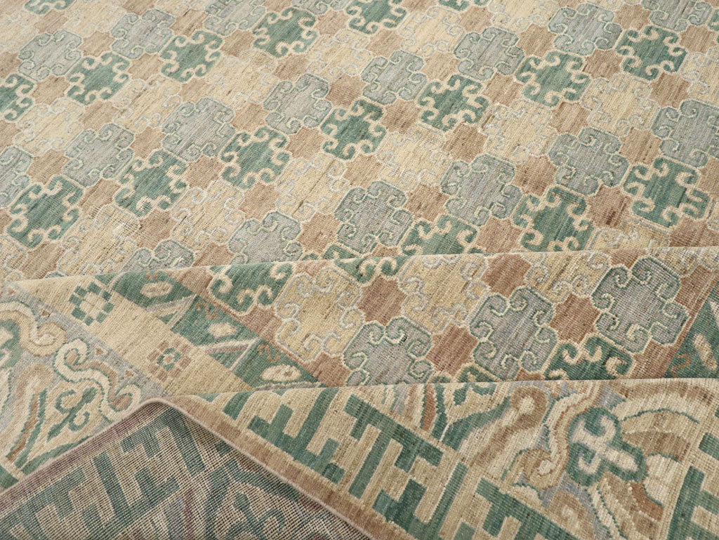 Modern East Turkestan Khotan Large Room Size Carpet, No.31769 - Gsblank