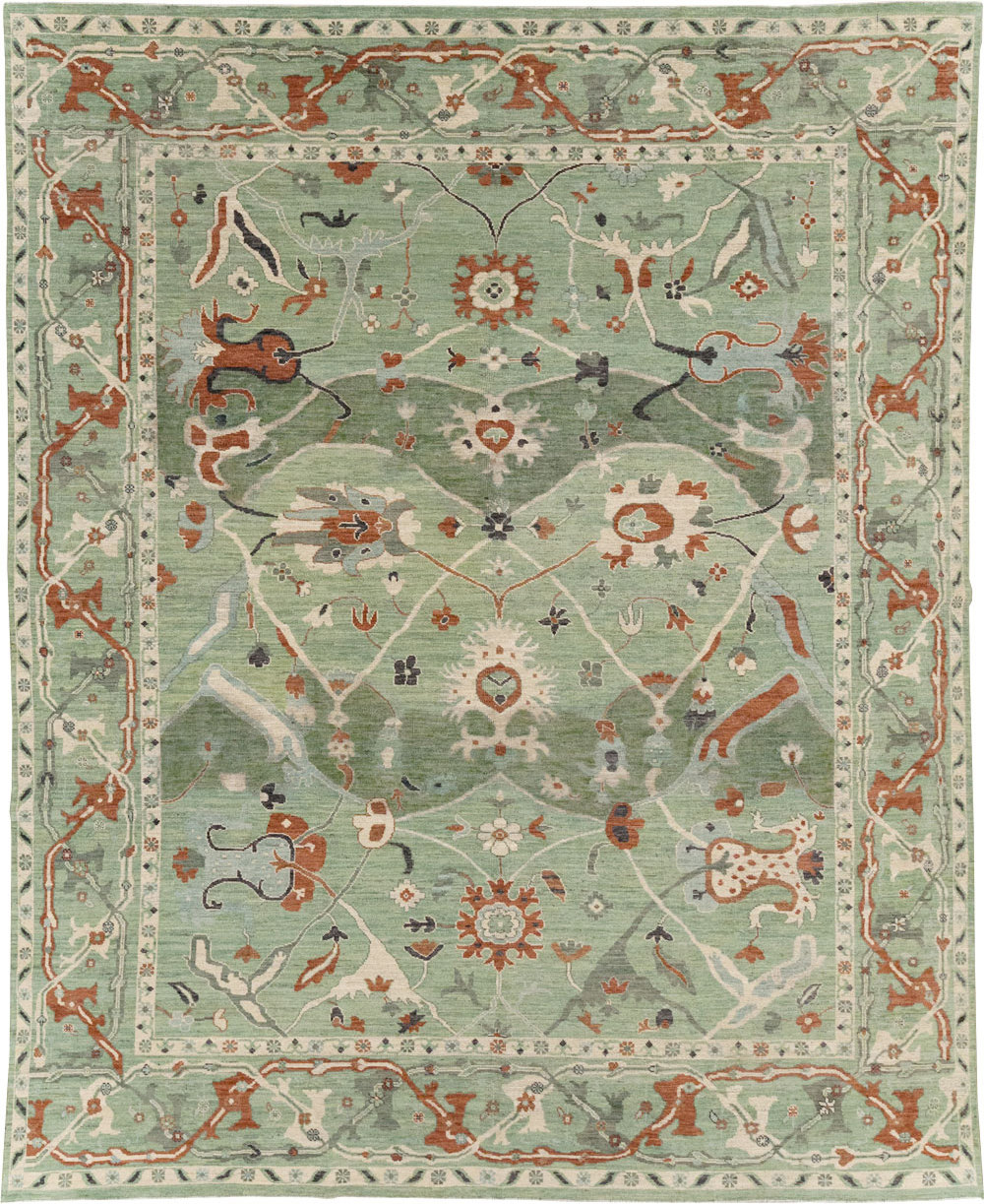 Modern East Turkestan Khotan Room Size Carpet, No.31770 - Gsblank