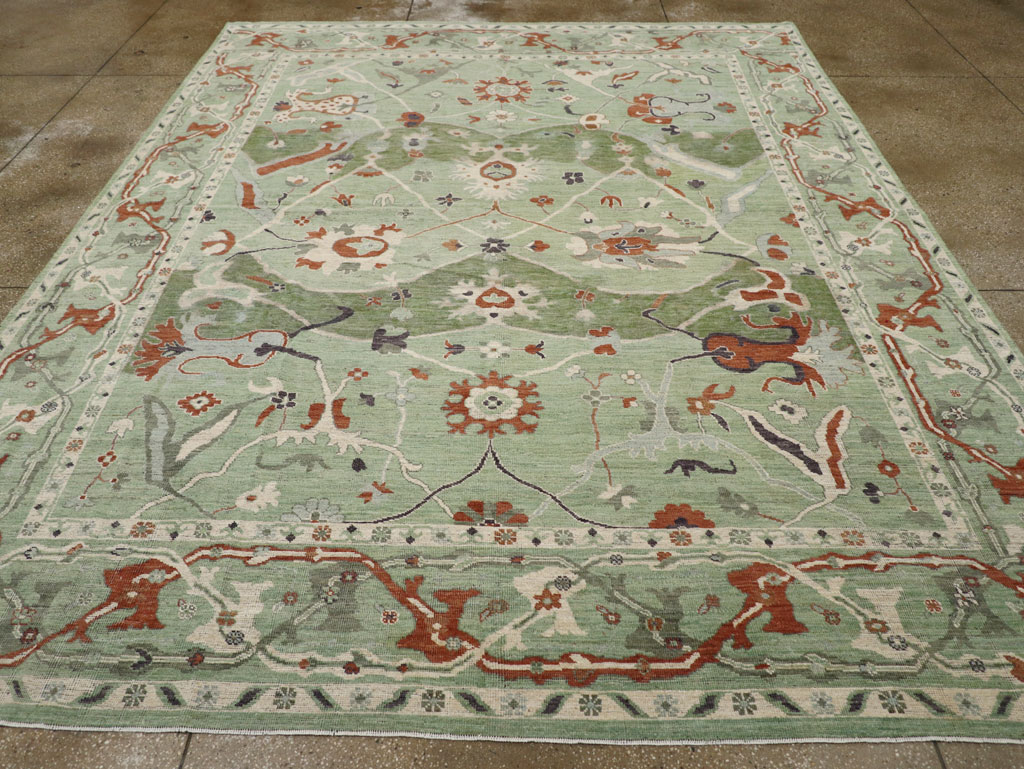 Modern East Turkestan Khotan Room Size Carpet, No.31770 - Gsblank