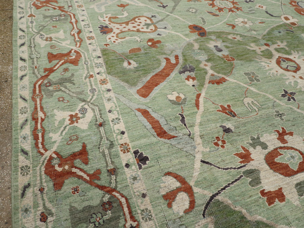 Modern East Turkestan Khotan Room Size Carpet, No.31770 - Gsblank
