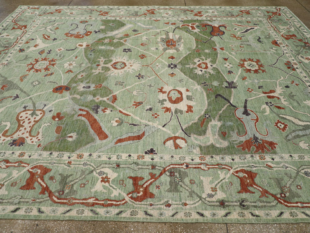 Modern East Turkestan Khotan Room Size Carpet, No.31770 - Gsblank