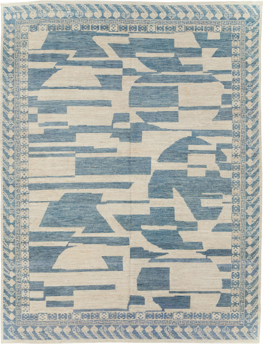 Modern East Turkestan Khotan Room Size Carpet, No.31771 - Gsblank