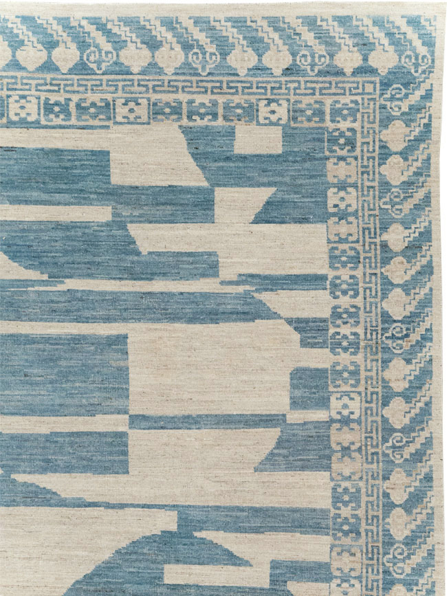 Modern East Turkestan Khotan Room Size Carpet, No.31771 - Gsblank