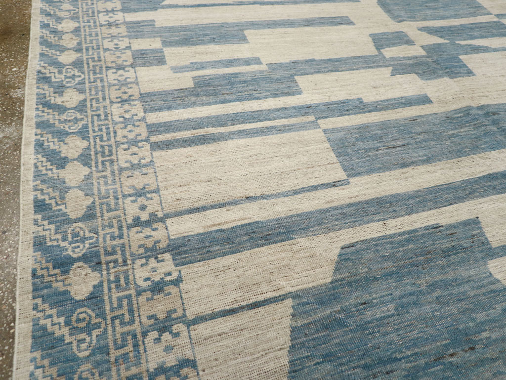 Modern East Turkestan Khotan Room Size Carpet, No.31771 - Gsblank