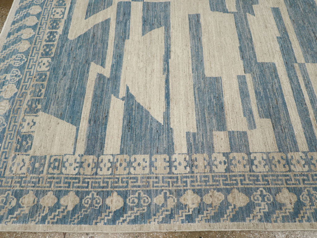 Modern East Turkestan Khotan Room Size Carpet, No.31771 - Gsblank