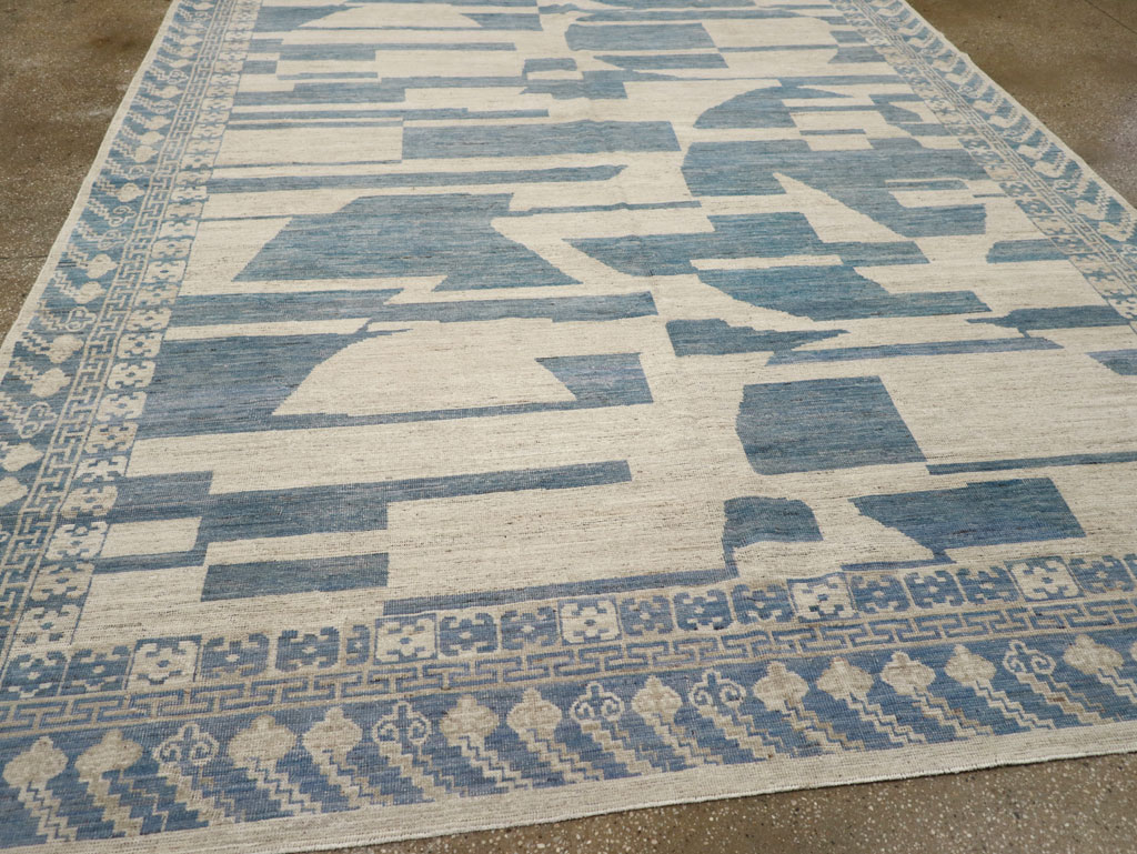 Modern East Turkestan Khotan Room Size Carpet, No.31771 - Gsblank