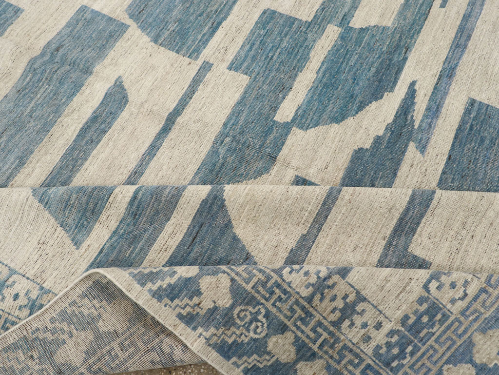 Modern East Turkestan Khotan Room Size Carpet, No.31771 - Gsblank