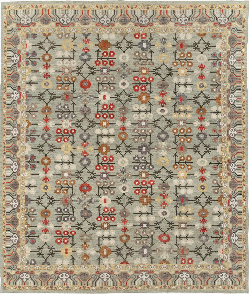 Modern East Turkestan Khotan Small Room Size Carpet, No.31772 - Gsblank