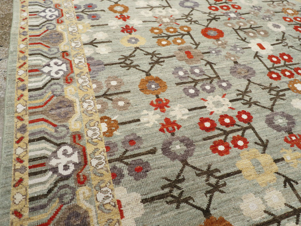 Modern East Turkestan Khotan Small Room Size Carpet, No.31772 - Gsblank