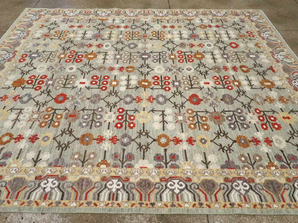 Modern East Turkestan Khotan Small Room Size Carpet, No.31772 - Gsblank