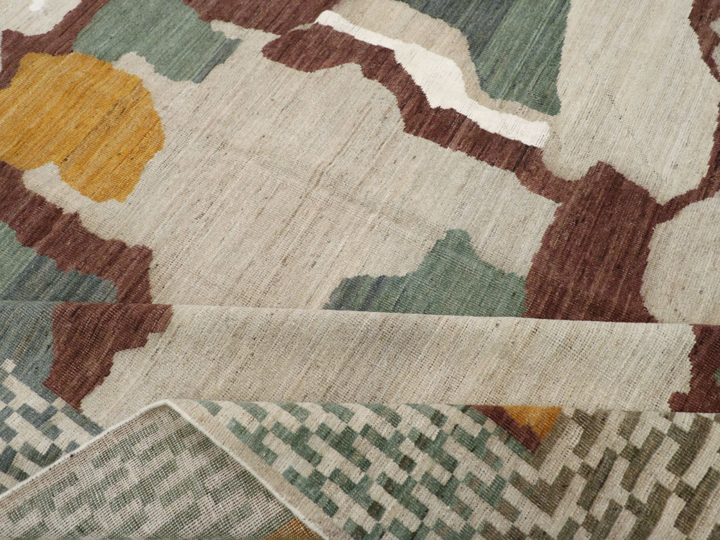 Modern East Turkestan Khotan Small Room Size Carpet, No.31773 - Gsblank