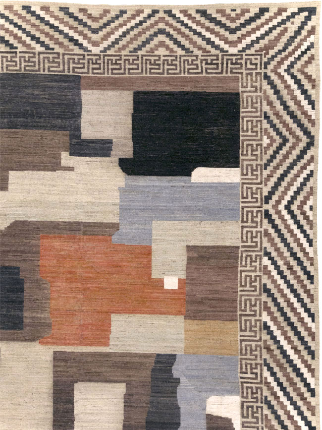 Modern East Turkestan Khotan Large Room Size Carpet, No.31776 - Gsblank