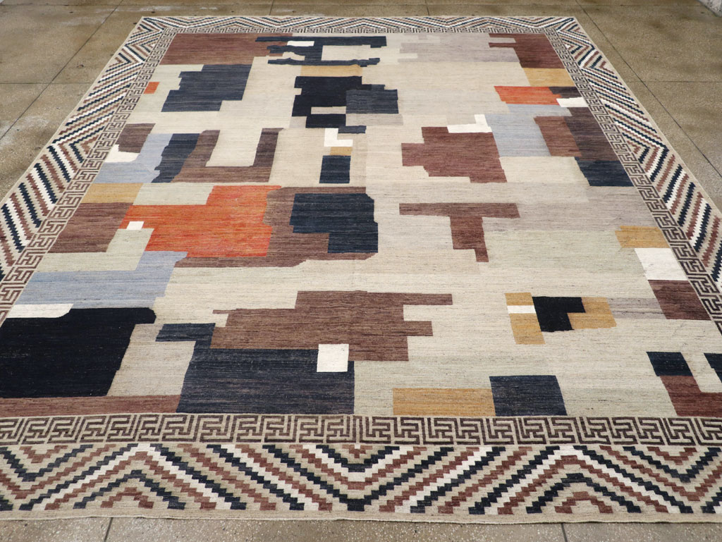 Modern East Turkestan Khotan Large Room Size Carpet, No.31776 - Gsblank