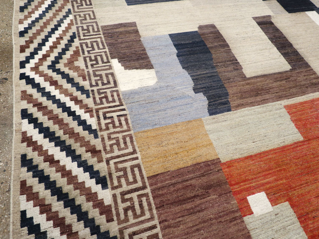 Modern East Turkestan Khotan Large Room Size Carpet, No.31776 - Gsblank