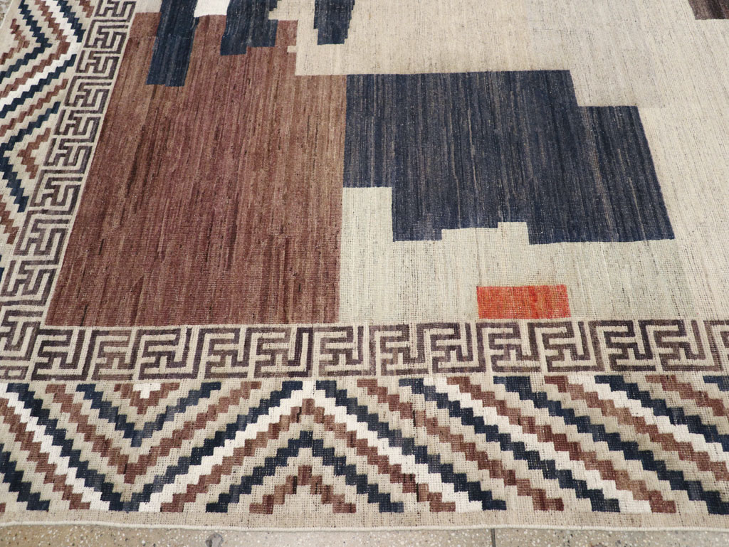 Modern East Turkestan Khotan Large Room Size Carpet, No.31776 - Gsblank