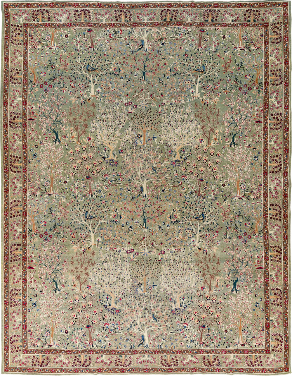 Antique Indian Lahore Large Carpet, No.31779 - Gsblank