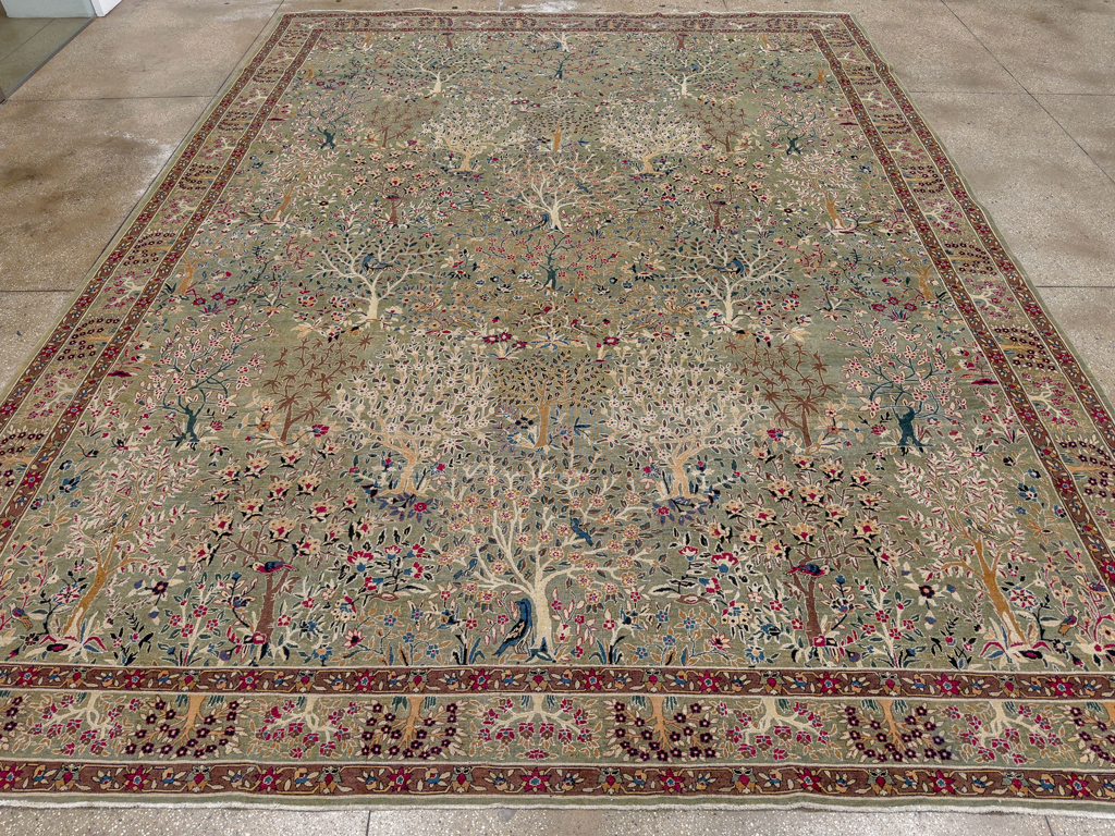 Antique Indian Lahore Large Carpet, No.31779 - Gsblank