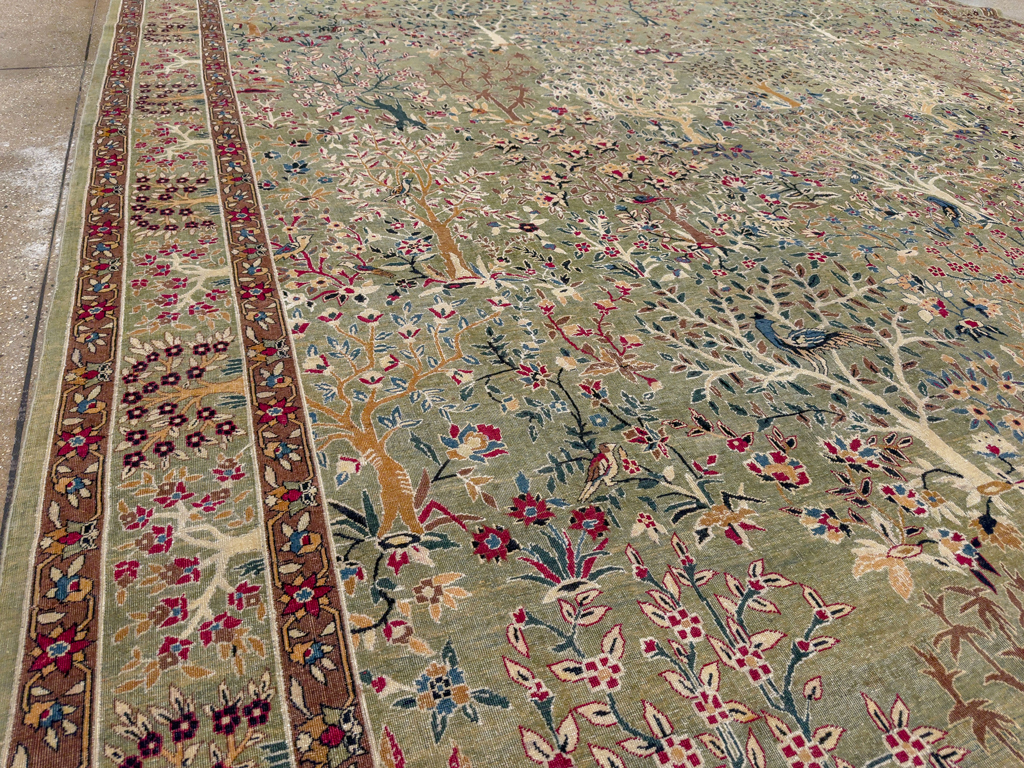 Antique Indian Lahore Large Carpet, No.31779 - Gsblank