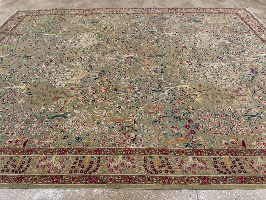 Antique Indian Lahore Large Carpet, No.31779 - Gsblank