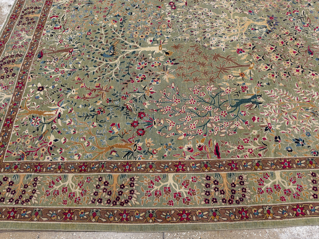 Antique Indian Lahore Large Carpet, No.31779 - Gsblank