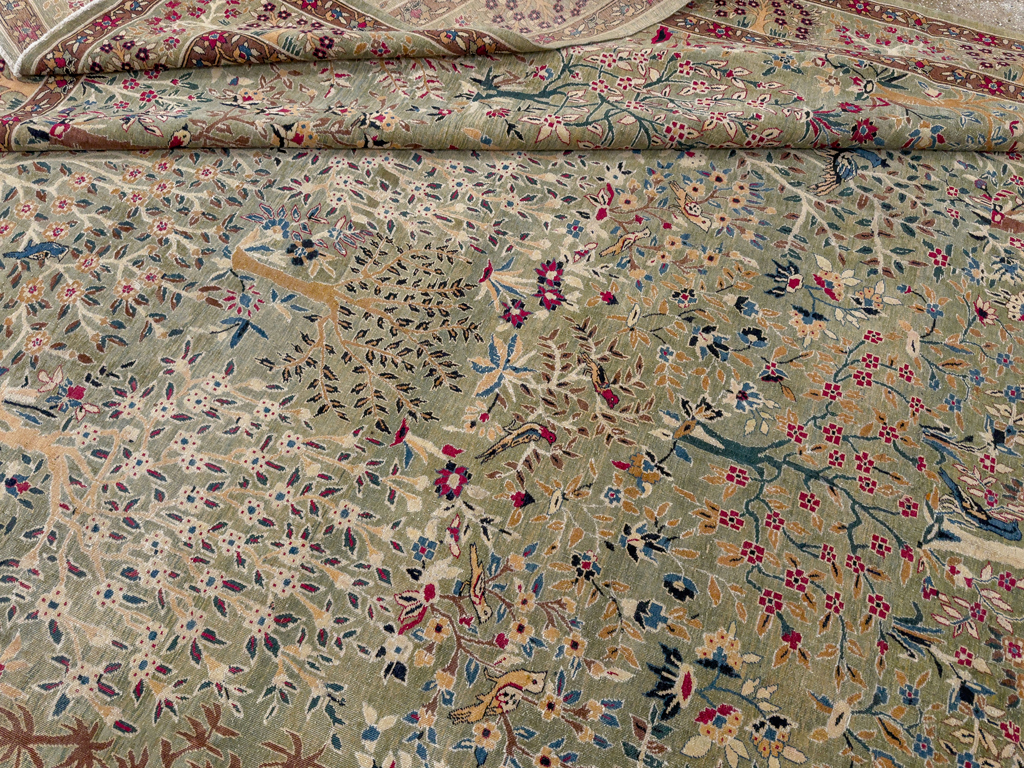 Antique Indian Lahore Large Carpet, No.31779 - Gsblank