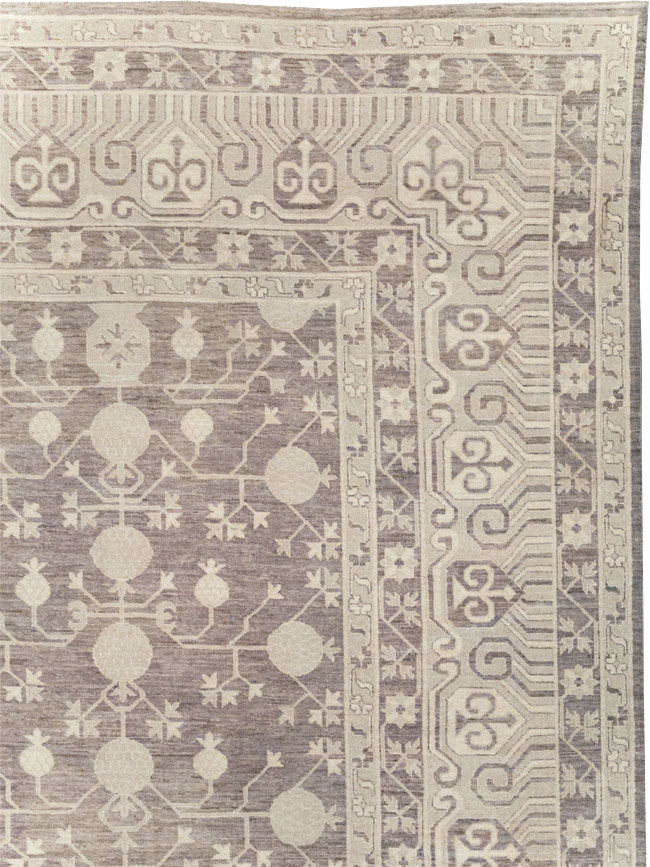 Modern East Turkestan Khotan Large Carpet, No.31788 - Gsblank