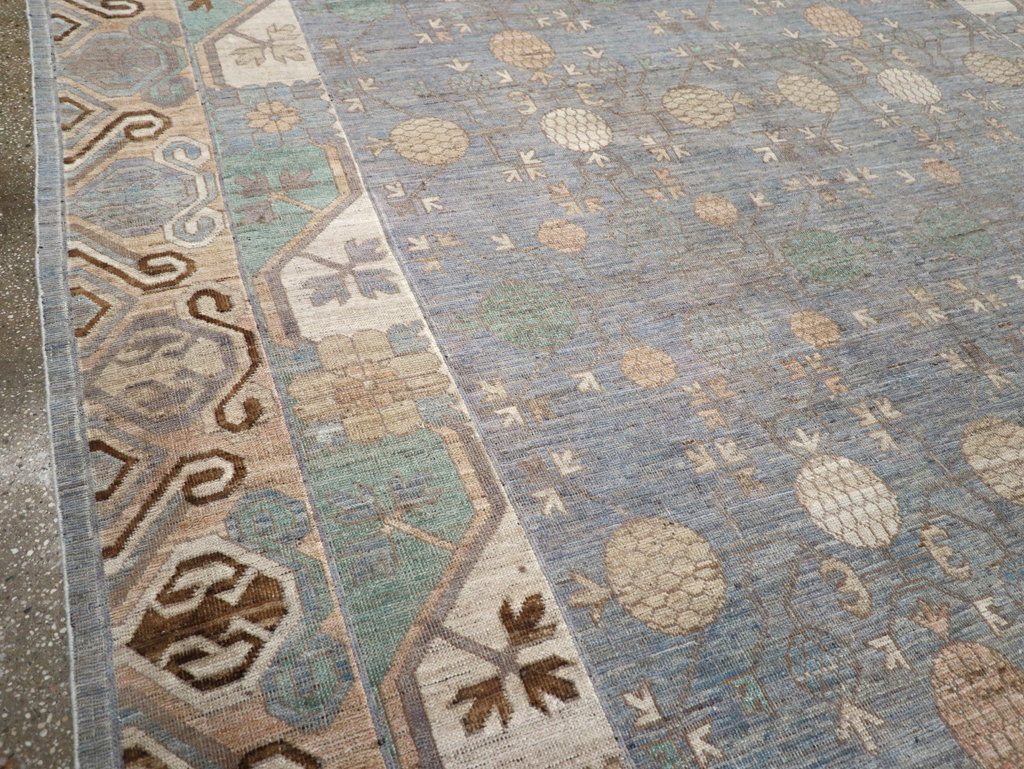 Modern East Turkestan Khotan Room Size Carpet, No.31789 - Gsblank